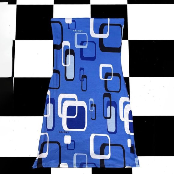 O Mighty Blue Telly Mini Dress - Picture 1 of 5